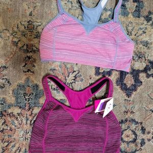 Moving Comfort mesh active sports bras